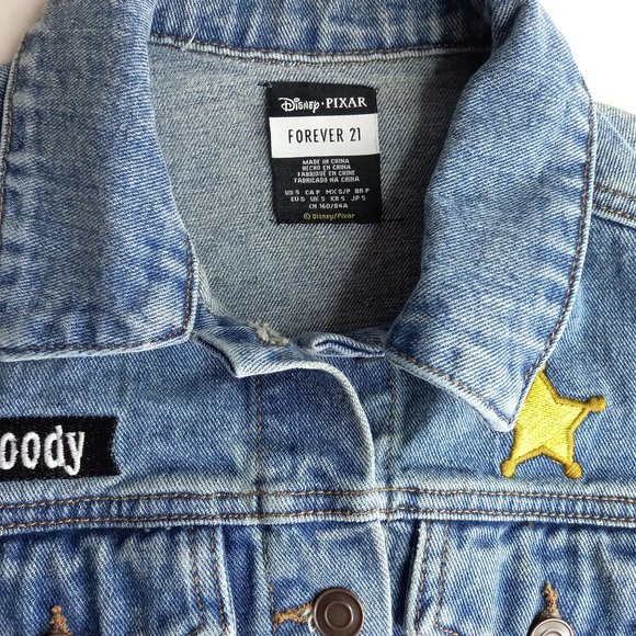 Forever 21 Pixar Disney Toy Story Denim Jean Jacket (S) - Picture 3 of 10